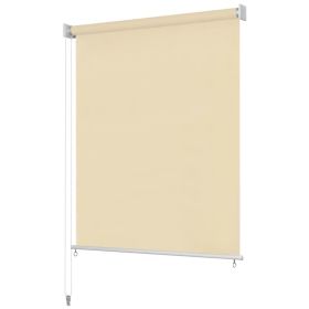 Outdoor Roller Blind 39.4"x90.6" Cream