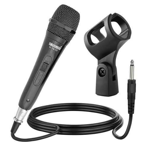 5 Core Microphone XLR Dynamic Mic Karaoke Singing Handheld Microfono Wired Professional Unidirectional 1/4 Plug In Cord Connection for Vocal DJ Music 5 Core Microphone XLR Dynamic Mic Karaoke Singing Handheld Microfono Wired Professional Unidirectional 1/4 Plug In Cord Connection for Vocal DJ Music