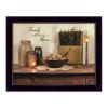 "Family Makes a House a Home" By Susan Boyer, Printed Wall Art, Ready To Hang Framed Poster, Black Frame