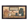 "It's Always Good to Be Home" By Mary June, Printed Wall Art, Ready To Hang Framed Poster, Black Frame