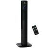 37.75" Tower Fan for Bedroom Cooling with Aroma Diffuser, 70¬∞ Oscillating, 12 Hour Timer, LED Sensor Panel, and Remote Control, Black