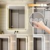 LED Bathroom Mirror, 36x48 inch Bathroom Vanity Mirrors with Lights, Mirrors for Wall with Smart Touch Button, Anti-Fog, Memory Function, Stepless Dim