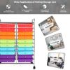 20 Drawer Rolling Storage Cart Tools Scrapbook Paper Organizer Office Multicolor