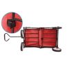 Folding Wagon Garden Shopping Beach Cart;  Red