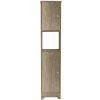 Brighton 1-Shelf Linen Cabinet Light Oak