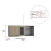 Wall Cabinet Retrit, Kitchen, Light Pine