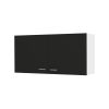 Brookeline Rectangle 2-Door Wall Cabinet Carbon Espresso