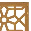 Patio Wall Decoration 21.7"x21.7" Corten Steel Moorish Design