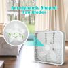 InfiniPower 20'' Box Fan, 3-Speed Cooling Table Fan with Aerodynamic Shaped Fan Blades, Convenient Carry Handle and Safety Grills, For Home Office Col