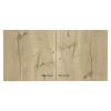 Brookeline Rectangle 2-Door Wall Cabinet White and Light Oak