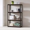 Storage Shelves - 4 Tier Adjustable Garage Storage Shelving, Heavy Duty Metal Storage Utility Rack Shelf Unit for Warehouse Pantry Closet Kitchen, 23.