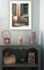 "Picnic Getaway" by John Rossini, Ready to Hang Framed Print, White Frame