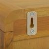 Wall-mounted Bathroom Cabinet 9.8"x9.8"x39.4" Solid Wood Teak