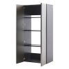 Nova Series Wood Utility Storage Garage Cabinet in Metallic Gray / Nova Series Wall Mounted Wood Utility Storage Garage Cabinet in Metallic Gray (32 i