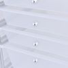 12 Drawer Rolling Storage Cart Tools Scrapbook Paper Office School Organizer Silver.