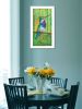 "Plovercrest" By Lisa Morales, Printed Wall Art, Ready To Hang Framed Poster, White Frame