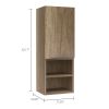 Kingston Rectangle 2-Shelf Medicine Cabinet Light Oak