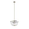 2-Light Beaded Chandelier