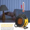 1500W Portable Electric Space Heater Personal Fan w/ Overheat Protection