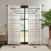 Cotton Printed Curtain Panel with tassel trim and Lining