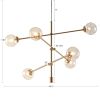 Cyrus 6-Globe Light Architectural Metal Chandelier