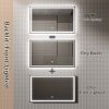 LED Bathroom Mirror, 36x60 inch Bathroom Vanity Mirrors with Lights, Mirrors for Wall with Smart Touch Button, Anti-Fog, Memory Function, Stepless Dim