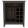 DEPOT E-SHOP Mojito Bar Cabinet, One Open Drawer, One Open Shelf, Carbon Espresso