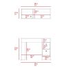 Khali Office Set, Two Shelves, Two Drawers, Wall Cabinet, Single Door Cabinet, -Light Oak / Taupe