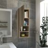 Kingston Rectangle 2-Shelf Medicine Cabinet Light Oak