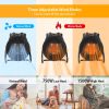 1500W Portable Electric Space Heater Personal Fan w/ Overheat Protection