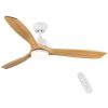 YUHAO 52 In.Intergrated LED Ceiling Fan Lighting with Remote Control