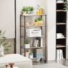 5 Tier Shelf Wire Shelving Unit, NSF Heavy Duty Wire Shelf Metal Large Storage Shelves Height Adjustable Utility for Garage Kitchen Office Commercial