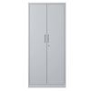 71"H Metal Garage Storage Cabinet, Black Tool Steel Locking Cabinet with Doors and 4 Shelves, Tall Cabinets for Garage Storage Systems Lockable File C