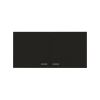 Napoles Wall Cabinet; Two Shelves; Double Door -Black