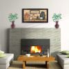 "It's Always Good to Be Home" By Mary June, Printed Wall Art, Ready To Hang Framed Poster, Black Frame