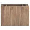 Wall-mounted Bathroom Cabinet 23.6"x15.4"x15.7" Solid Wood Teak