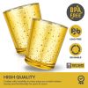 Stock Your Home Gold Votive Candle Holders Bulk Pack (36 Count), Tea Lights Candle Holder for Table Centerpiece, Christmas, Valentine, and Wedding Vot