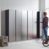 Nova Series Wood Utility Storage Garage Cabinet in Metallic Gray / Nova Series Wall Mounted Wood Utility Storage Garage Cabinet in Metallic Gray (32 i