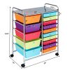 15 Drawer Rolling Storage Cart Storage Rolling Cart Drawer