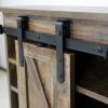 Rural sliding barn door storage cabinet, over the toilet storage cabinet,bathroom storage,bathroom cabinet,bathroom storage cabinet,storage cabinet,Wa