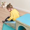 Soft Climb and Crawl Foam Playset 9 in 1 , Safe Soft Foam Nugget Block for Infants, Preschools, Toddlers, Kids Crawling and Climbing Indoor Active Pla