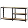 5-tier Metal Shelving Unit Adjustable Garage Storage Utility Rack Heavy Duty Shelves Organization Multipurpose Shelf Warehouse Basement Kitchen Living