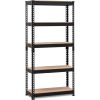 5-tier Metal Shelving Unit Adjustable Garage Storage Utility Rack Heavy Duty Shelves Organization Multipurpose Shelf Warehouse Basement Kitchen Living