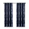 Ogee Knitted Jacquard Total Blackout Curtain Panel