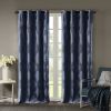 Ogee Knitted Jacquard Total Blackout Curtain Panel