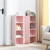 8-Tier Media Tower Rack, CD DVD Slim Storage Cabinet with Adjustable Shelves, Tall Narrow Bookcase Display Bookshelf for Home Office,Multi-functional