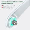 Hanging Neck Fan Portable Cooling Fan USB Leafless 360 Degree Neckband Fan 78 Surround Air Outlets 4000Mah Rechargeable