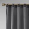 Room Darkening Poly Velvet Rod Pocket/Back Tab Curtain Panel Pair